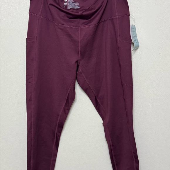 Z by Zella Purple Nectar High-Waisted 7/8 Leggings plus size - Picture 1 of 5